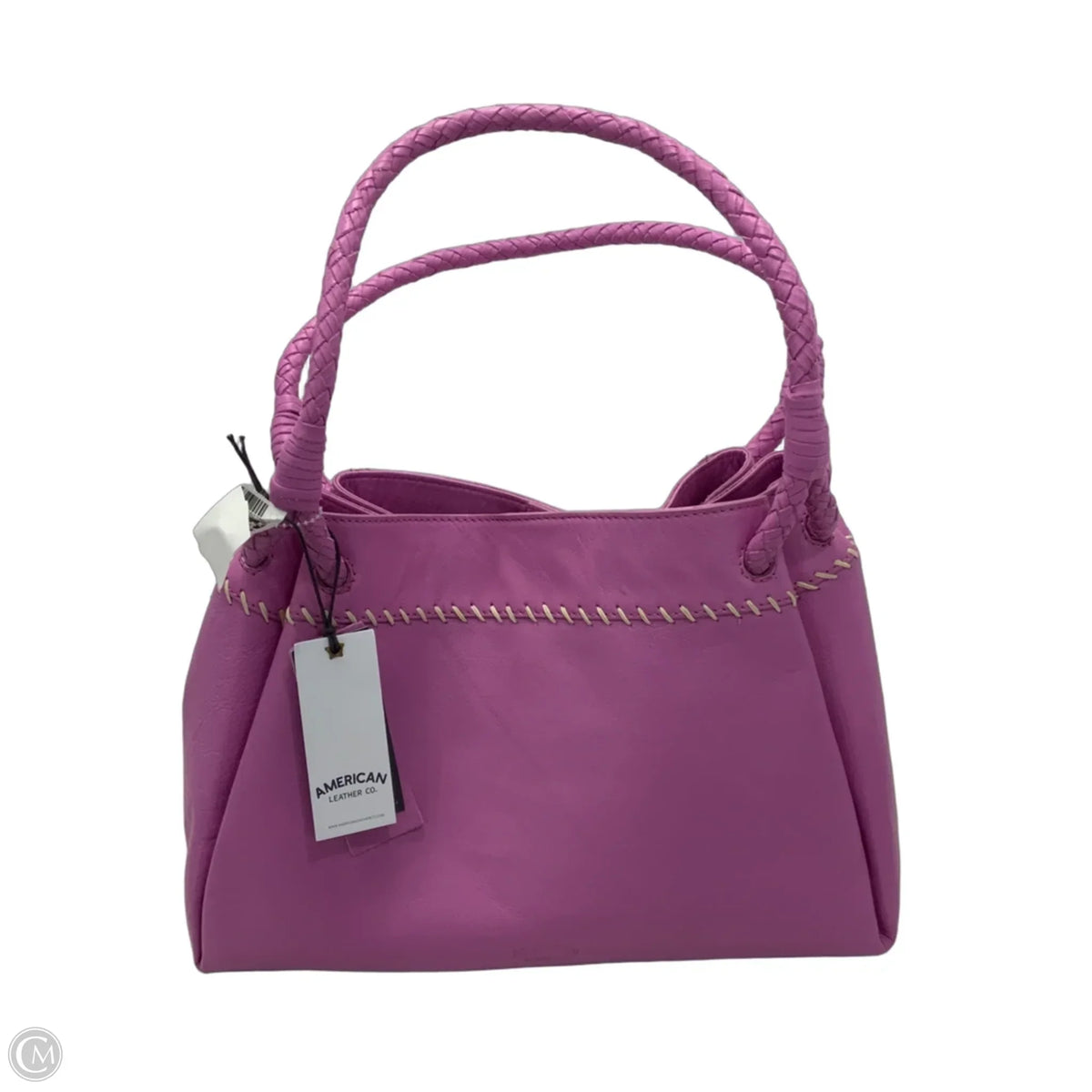Handbag Leather By AMERICAN LEATHER CO, Size: Medium