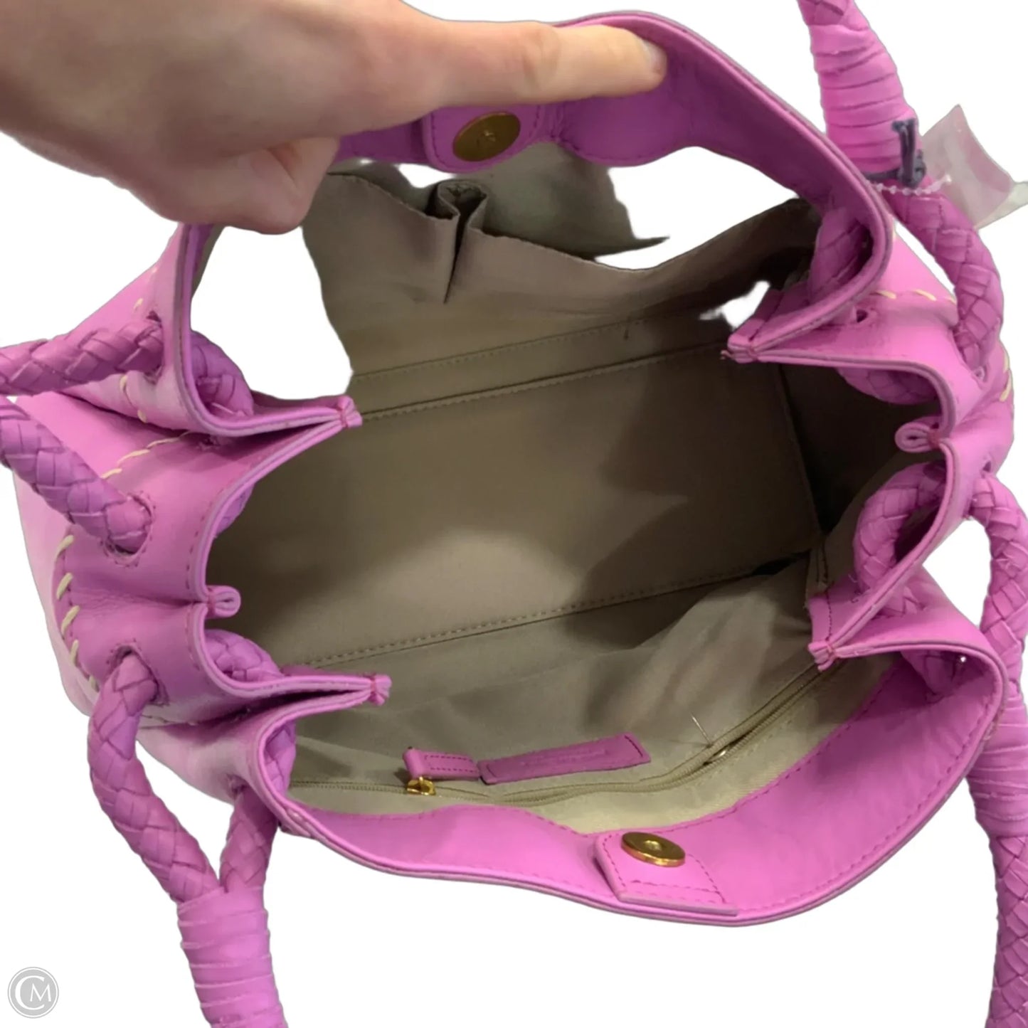 Handbag Leather By AMERICAN LEATHER CO, Size: Medium
