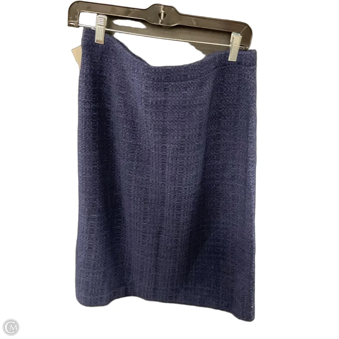 Skirt Suit 2pc By St John Knits In Blue, Size: M