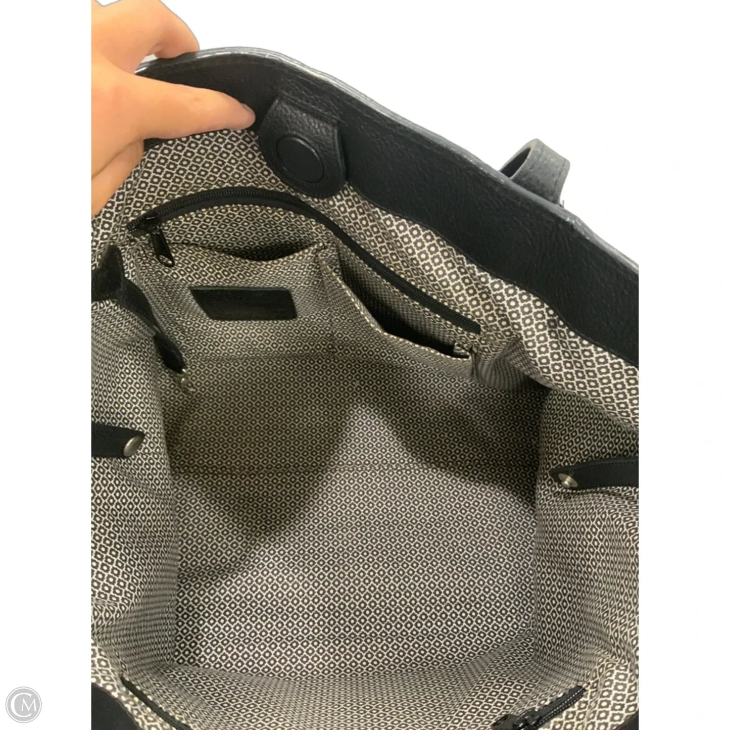 Handbag Leather By Brighton, Size: Medium