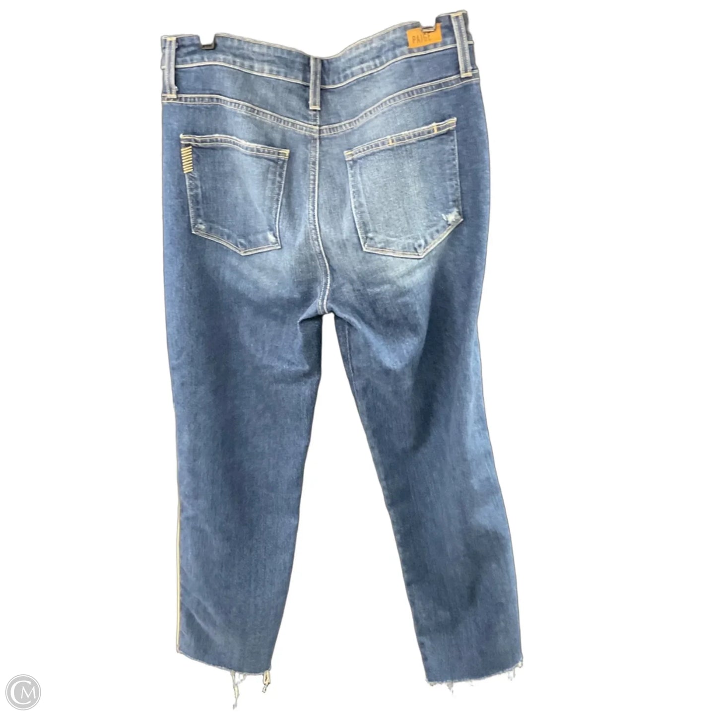 Jeans Straight By Paige In Blue Denim, Size: 10