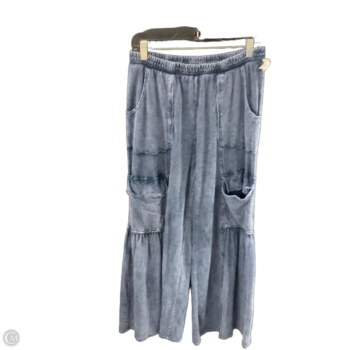 Pants Set 2pc By J.Her  In Blue, Size: L
