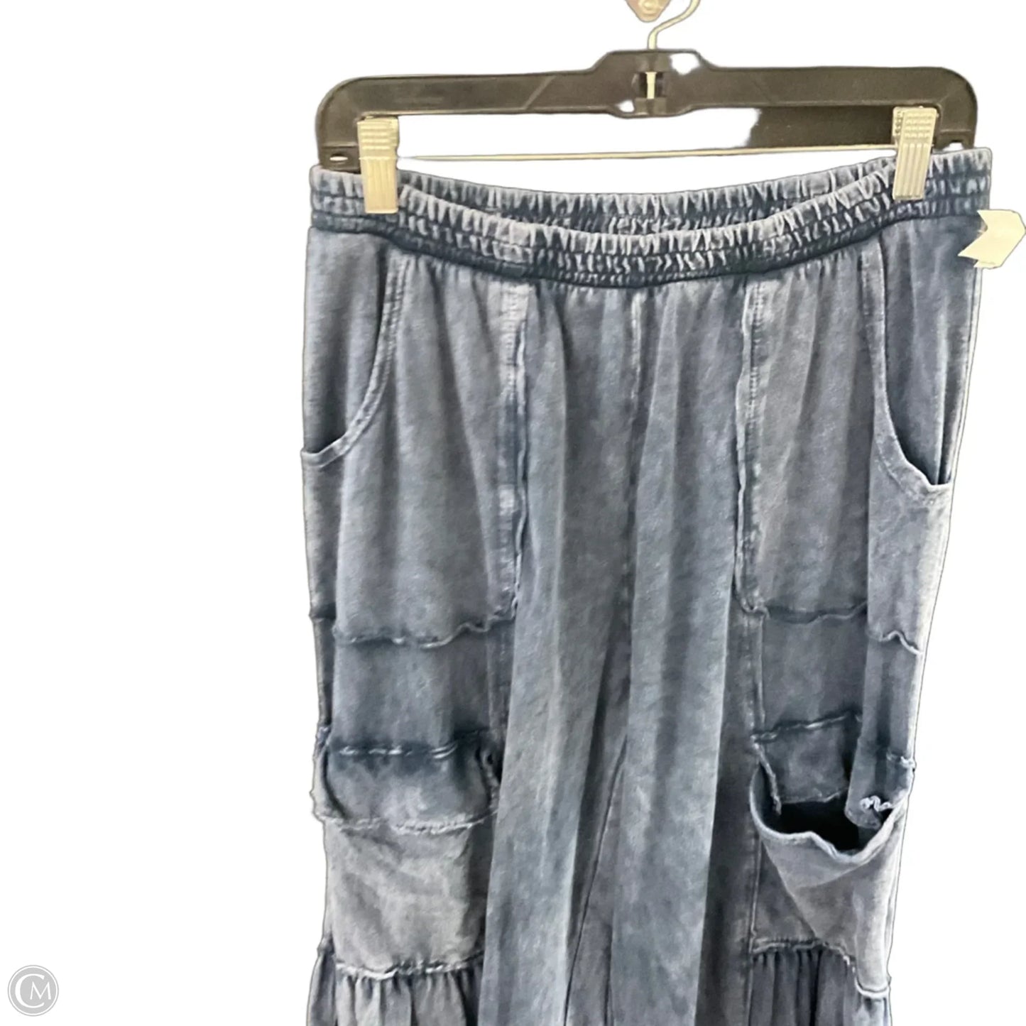 Pants Set 2pc By J.Her  In Blue, Size: L