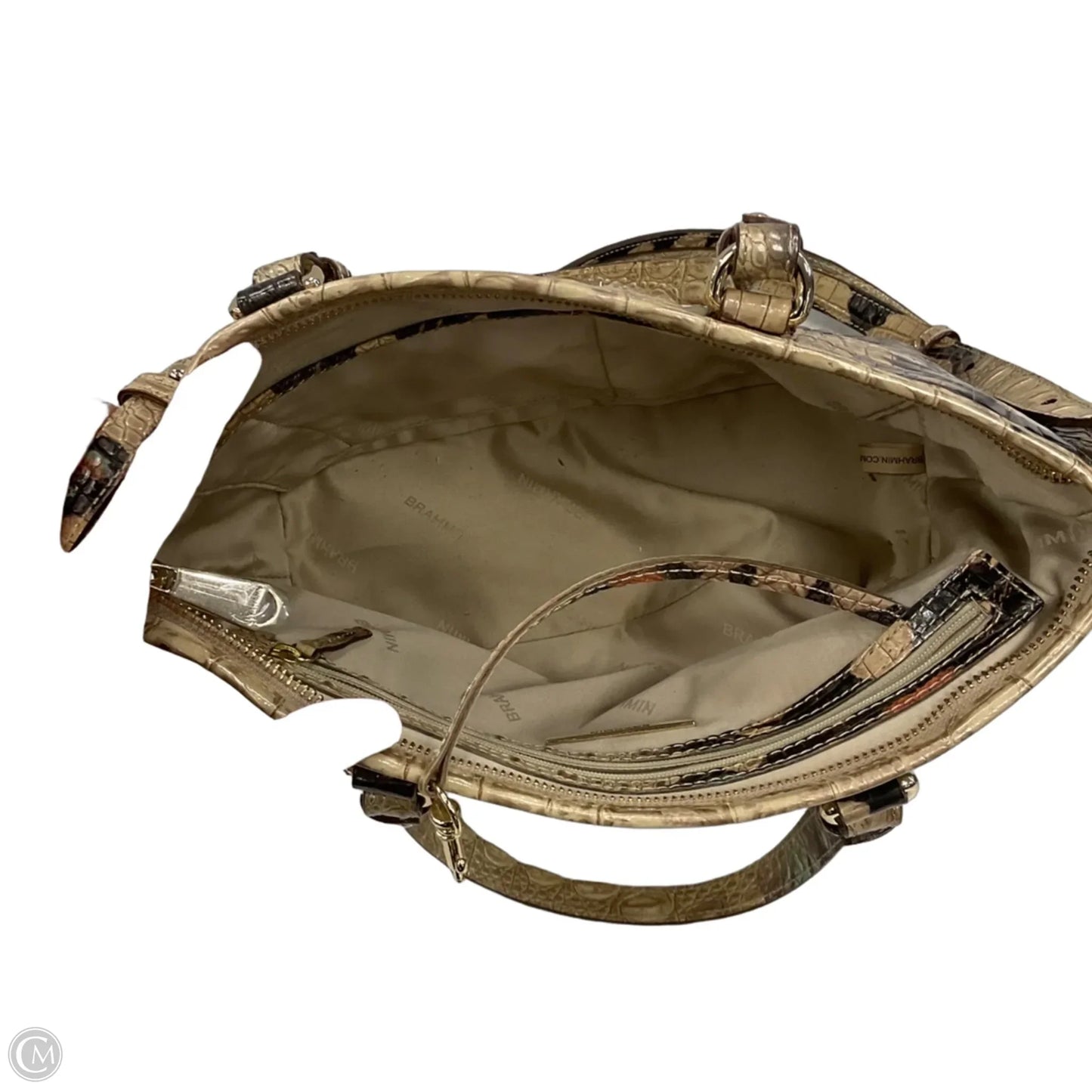 Handbag Designer By Brahmin, Size: Medium