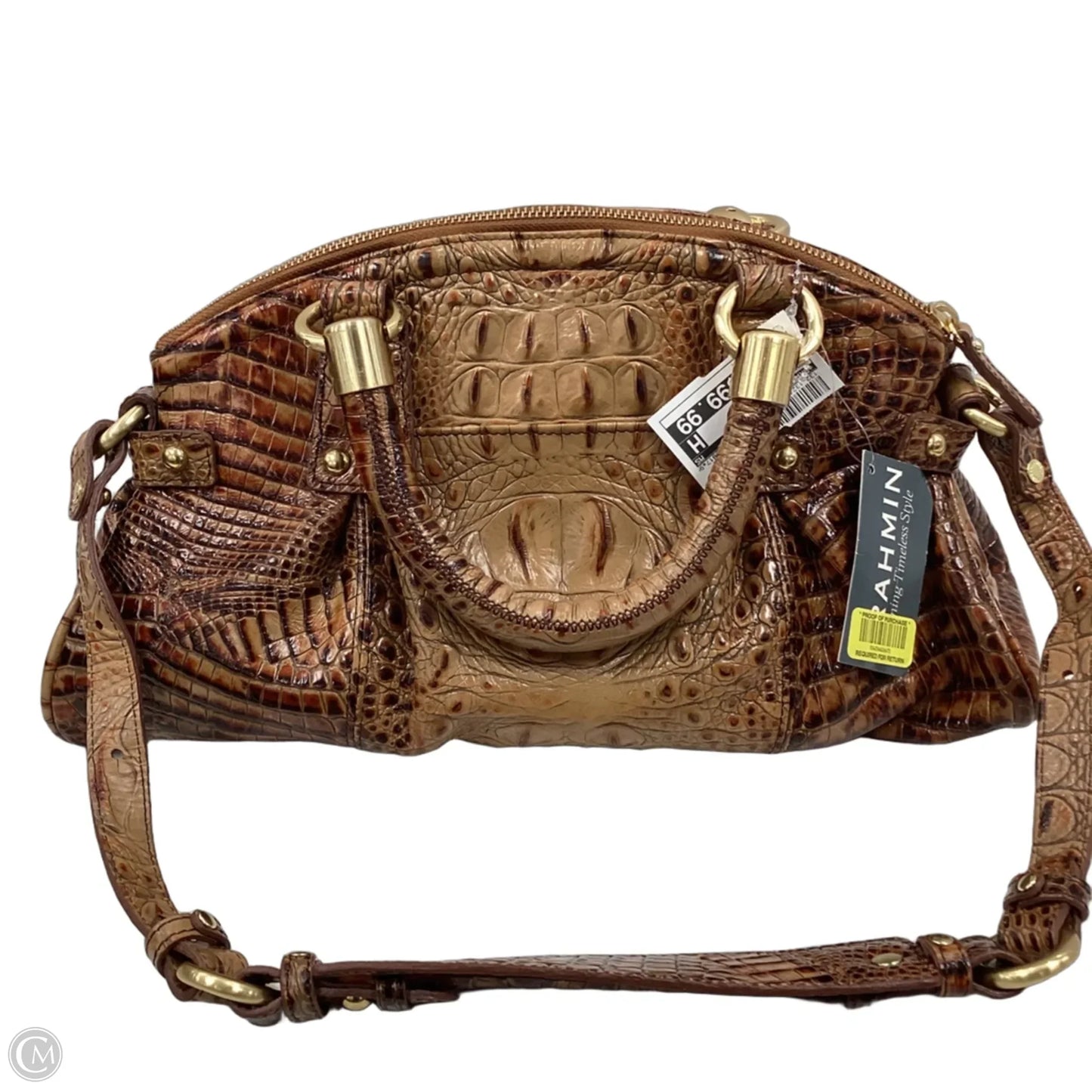 Handbag Designer By Brahmin, Size: Medium