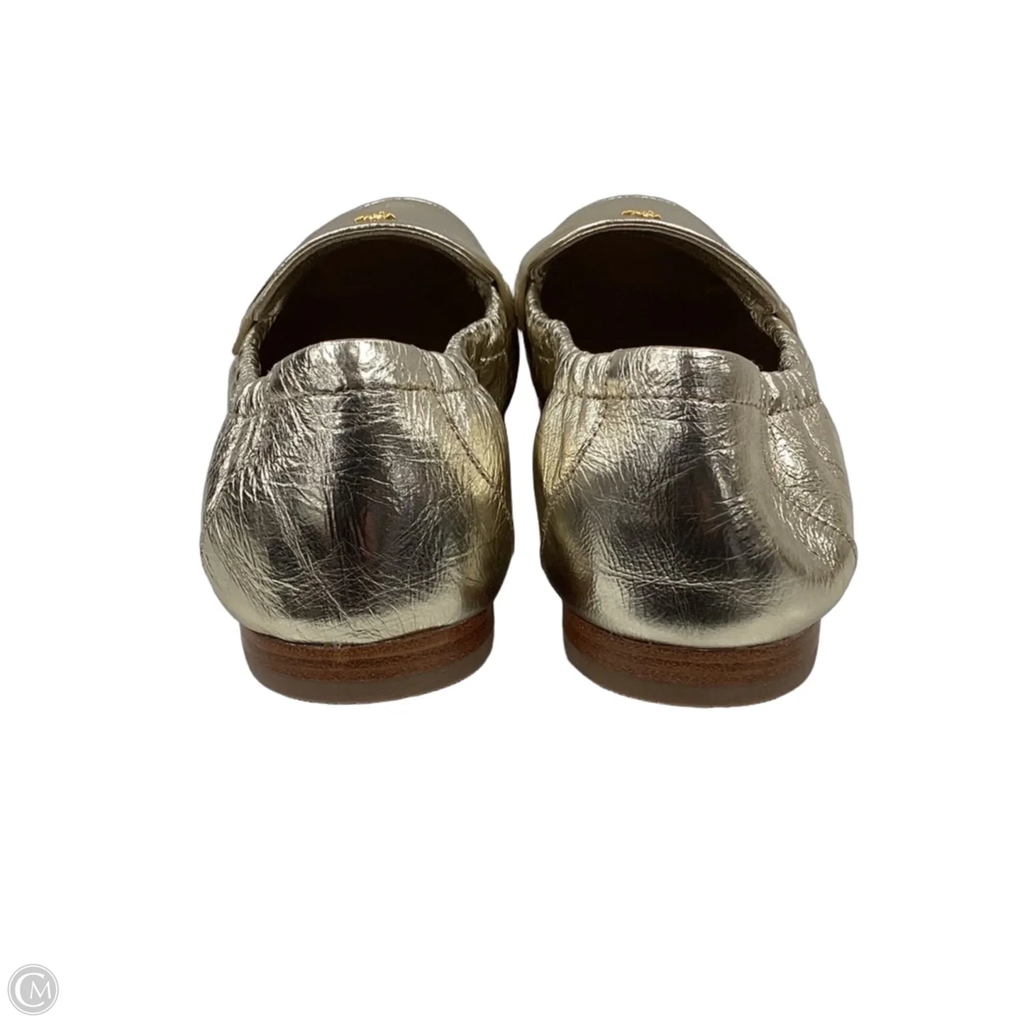 Shoes Designer By Tory Burch In Gold, Size: 8.5