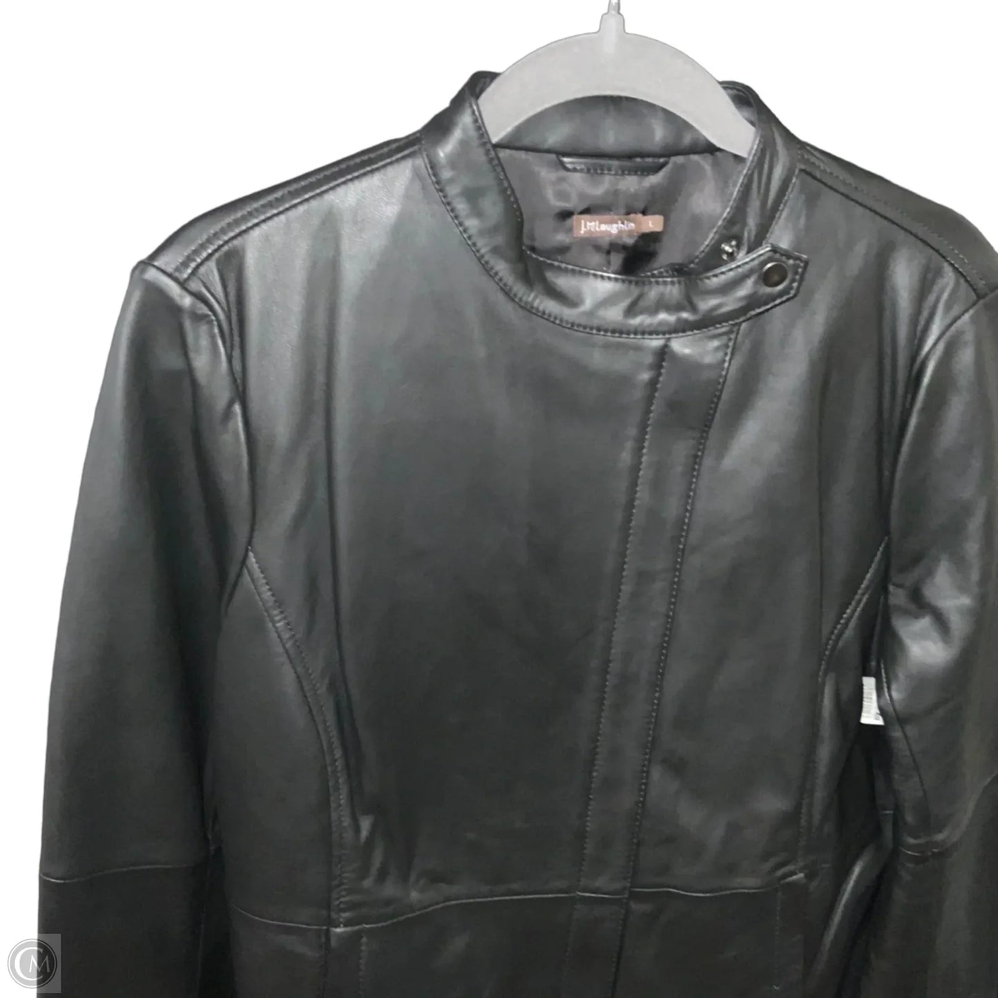 Jacket Leather By J Mclaughlin In Black, Size: L