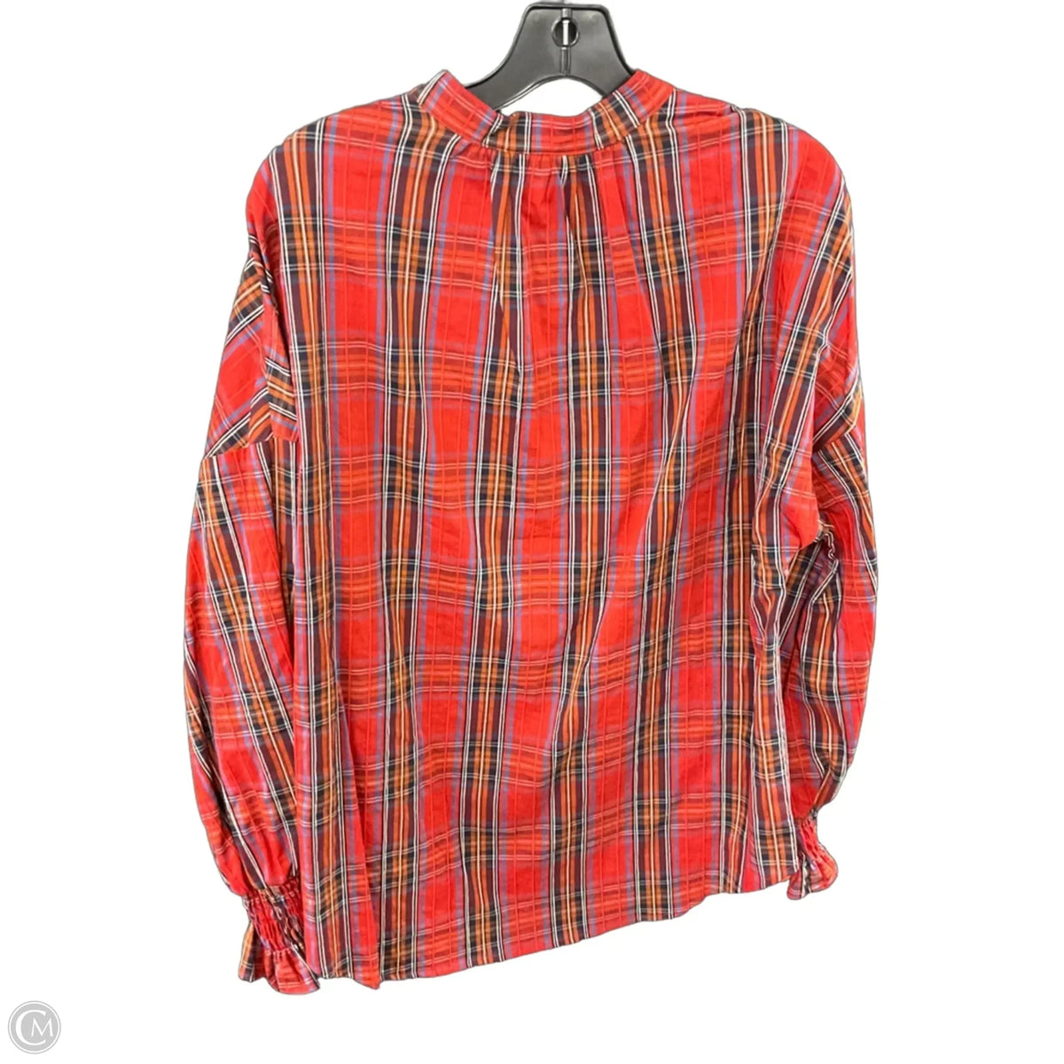Blouse Long Sleeve By Finley In Red, Size: M