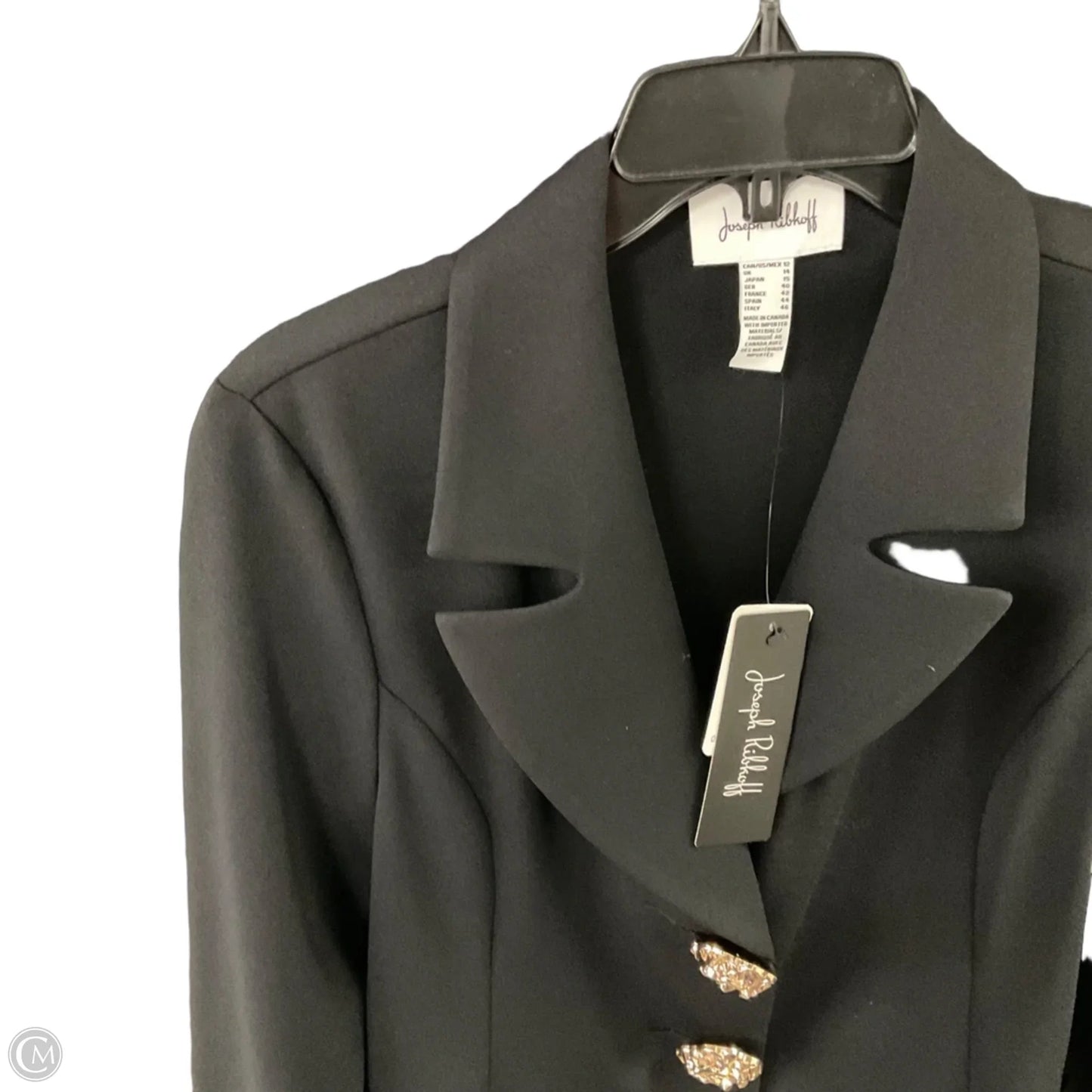 Blazer By Joseph Ribkoff In Black, Size: L