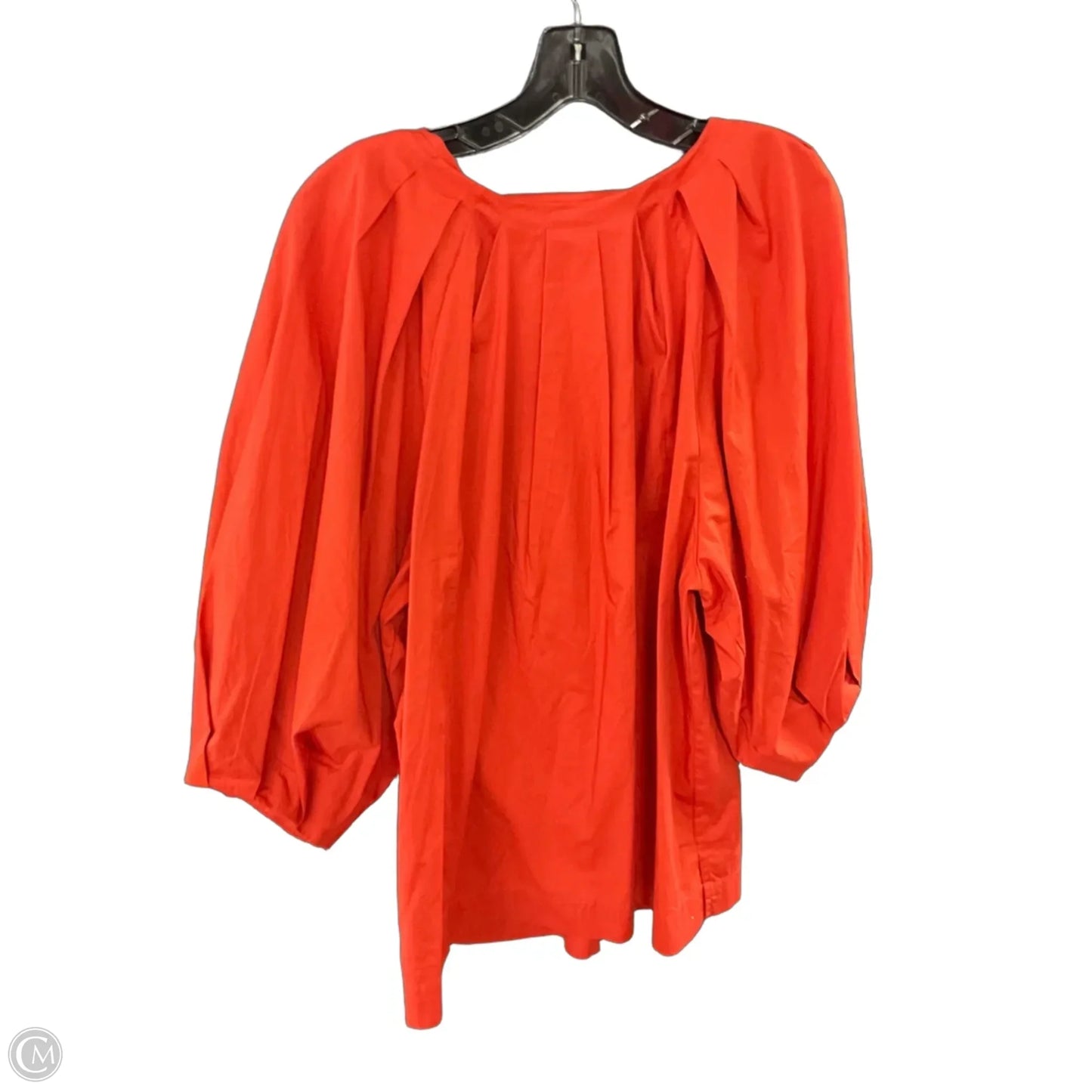 Blouse 3/4 Sleeve By Natori In Rust, Size: L