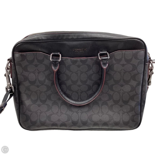 Laptop Bag Designer By Coach, Size: Large