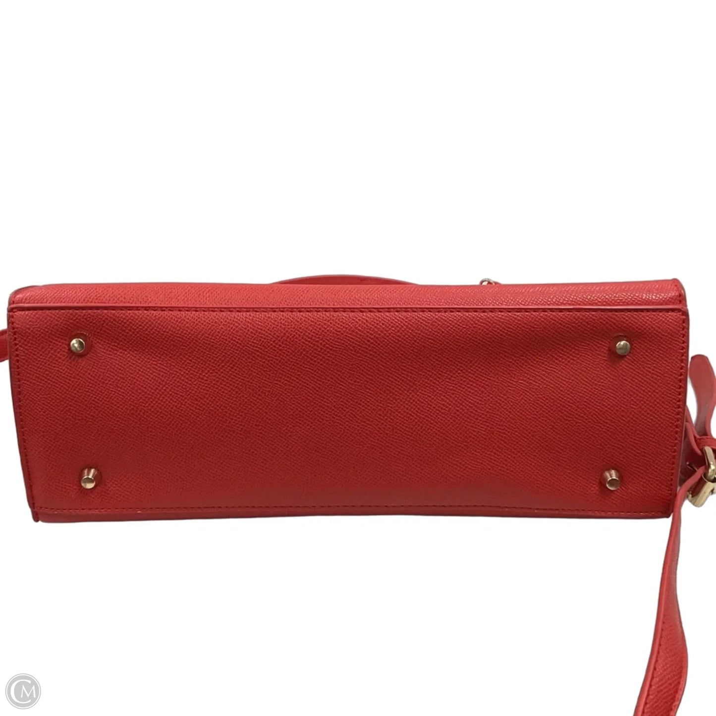 Handbag Leather By Egon Von Furstenberg, Size: Medium