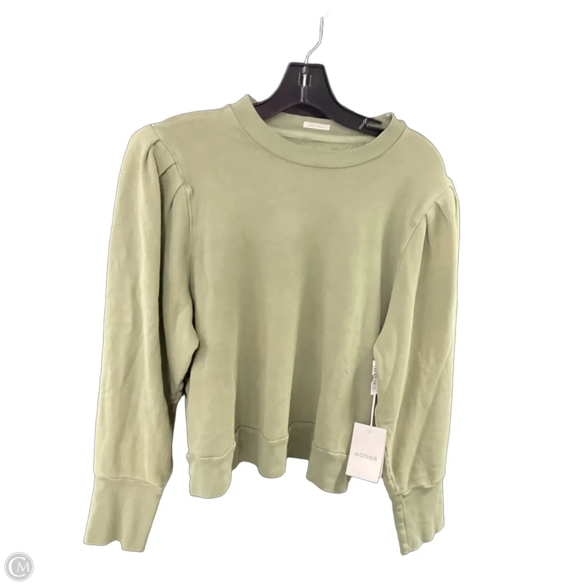 Sweatshirt Designer By Mother In Green, Size: Xl