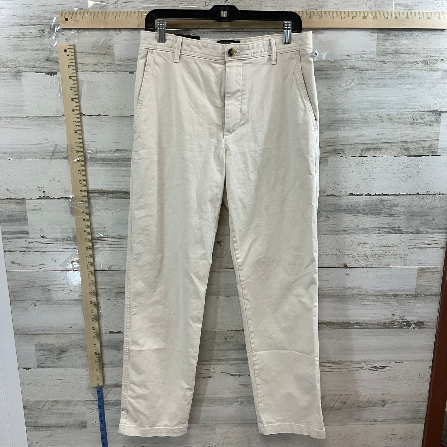 Cream Pants Chinos & Khakis Banana Republic, Size 8