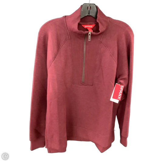 Sweatshirt Collar By Spanx In Red, Size: S
