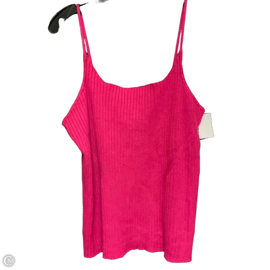 Top Sleeveless By Maeve In Pink, Size: Xl