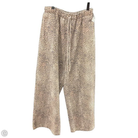 Jeans Wide Leg By She + Sky In Animal Print, Size: M