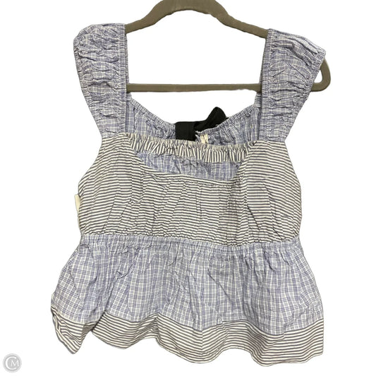 Top Sleeveless By Anthropologie In Blue, Size: L