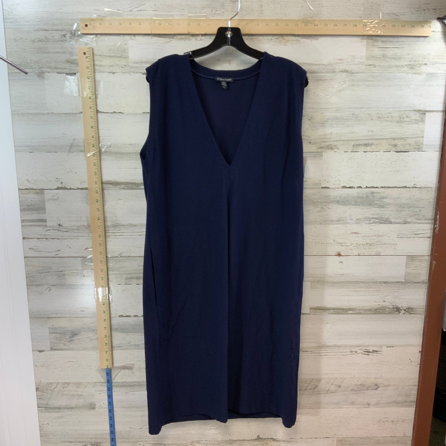 Navy Dress Work Eileen Fisher, Size S