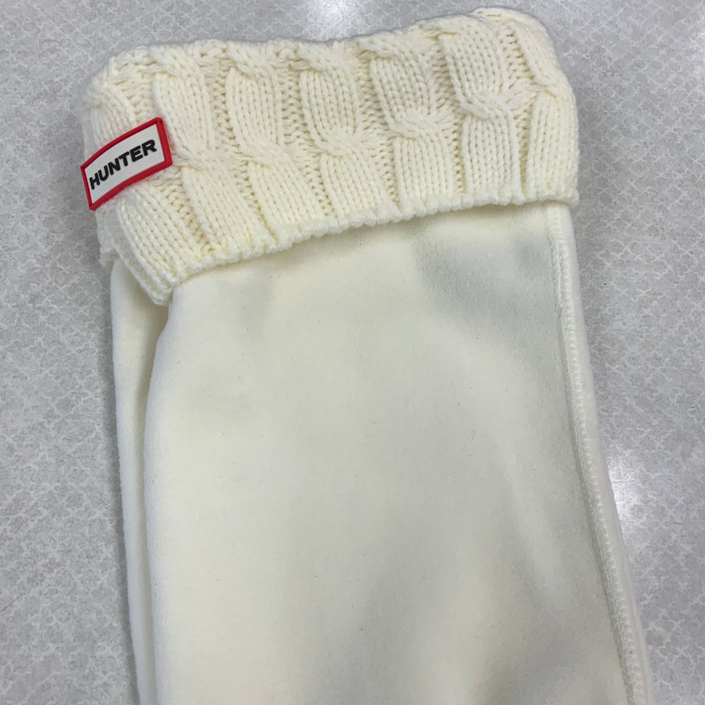 Socks By Hunter In Cream, Size: L