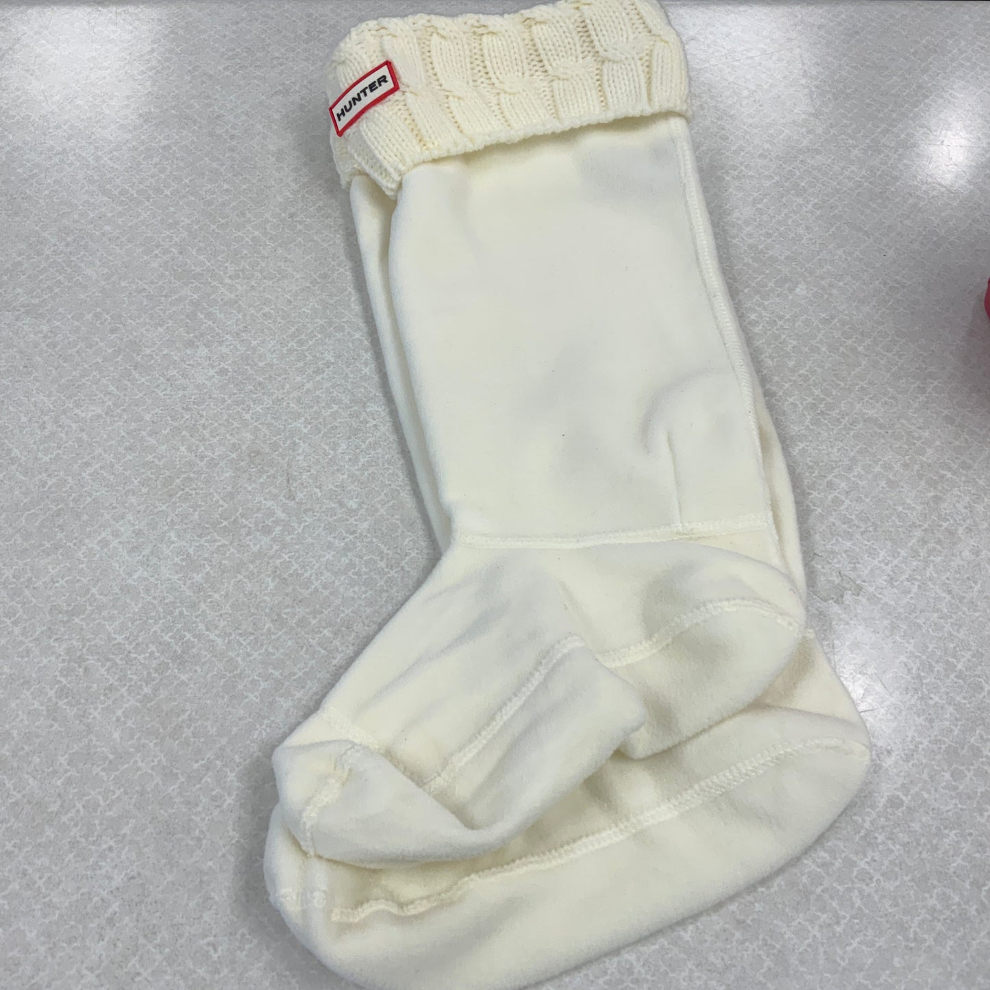 Socks By Hunter In Cream, Size: L