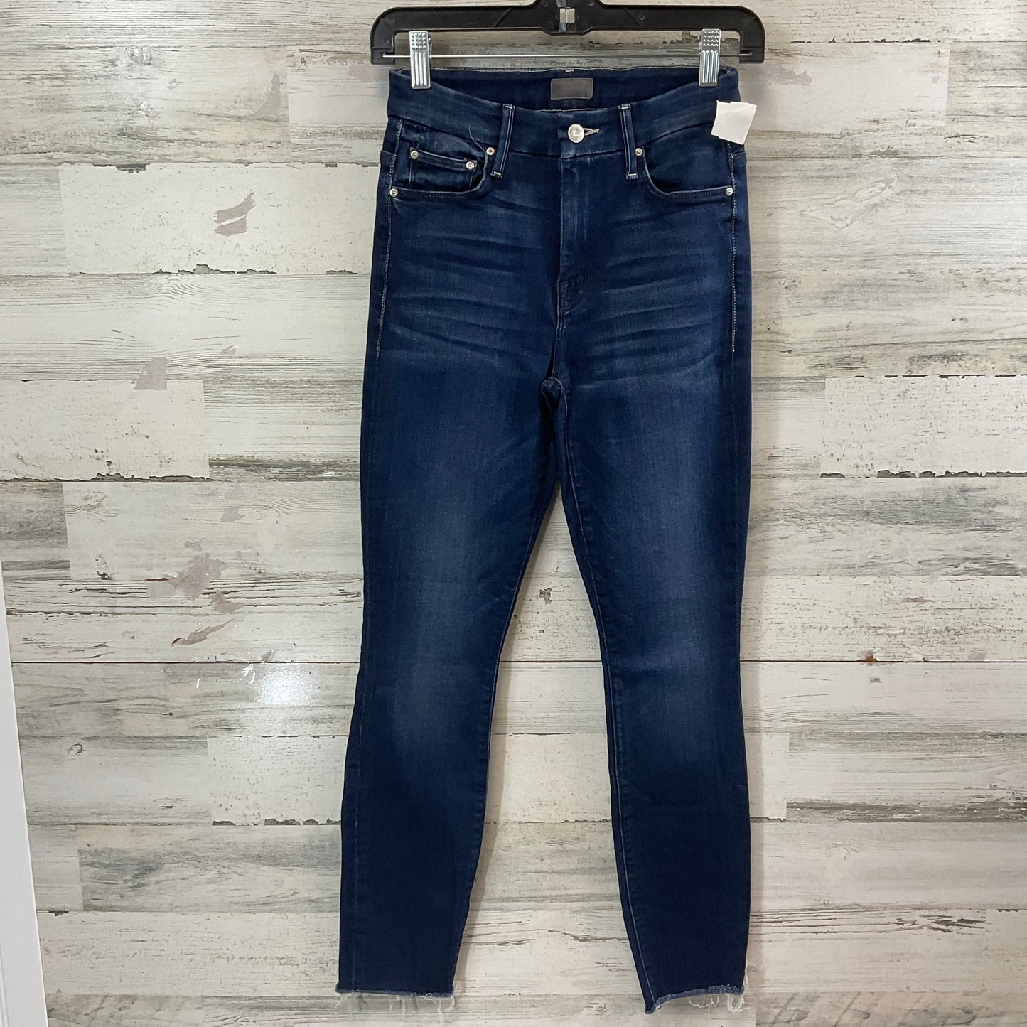 Jeans Straight By Mother In Blue Denim, Size: 0