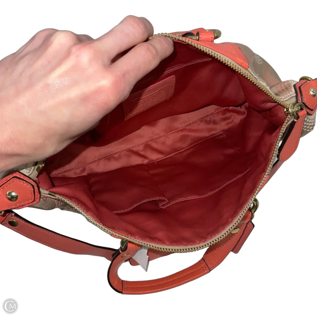 Handbag Designer By Coach, Size: Medium