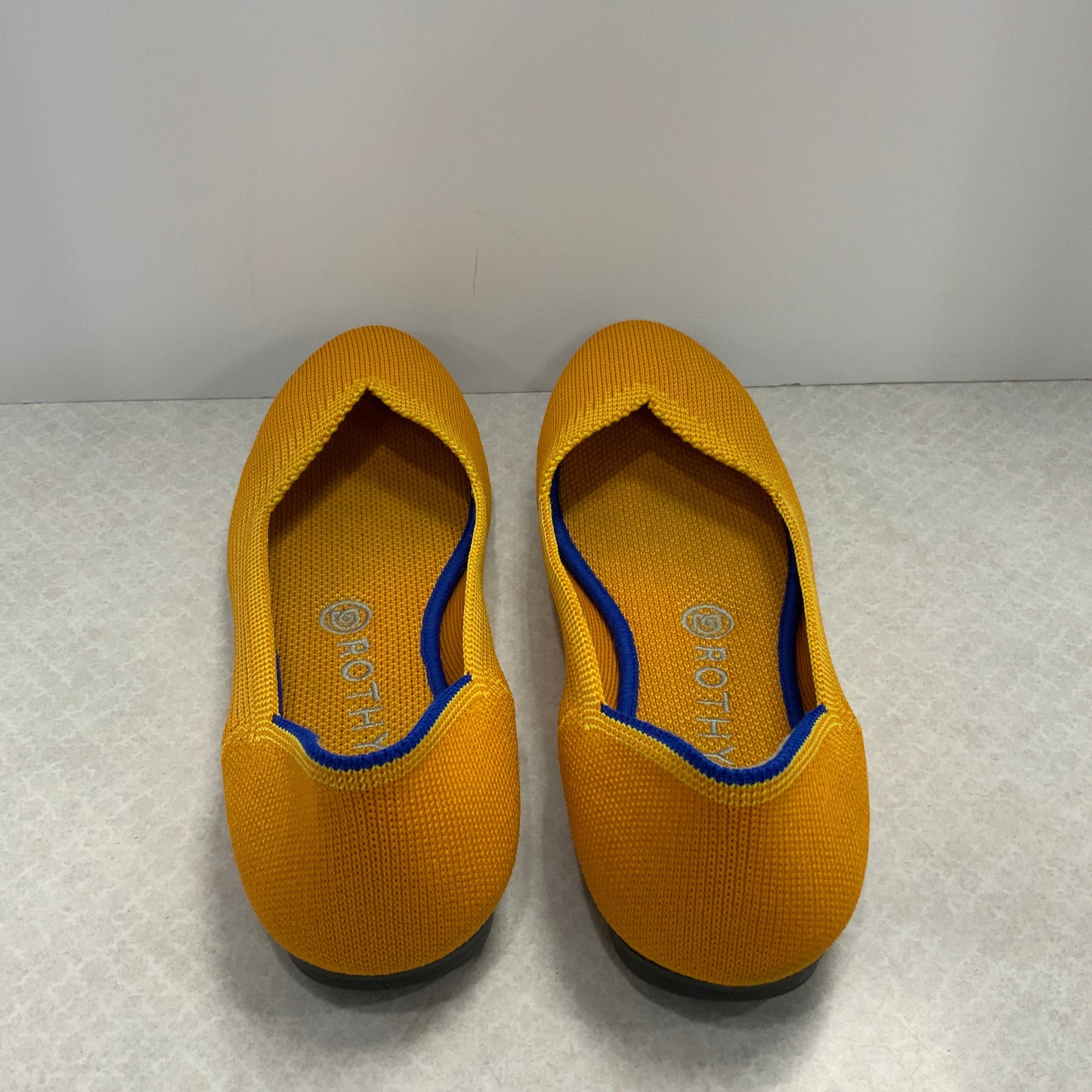 Yellow Shoes Flats Rothys, Size 8