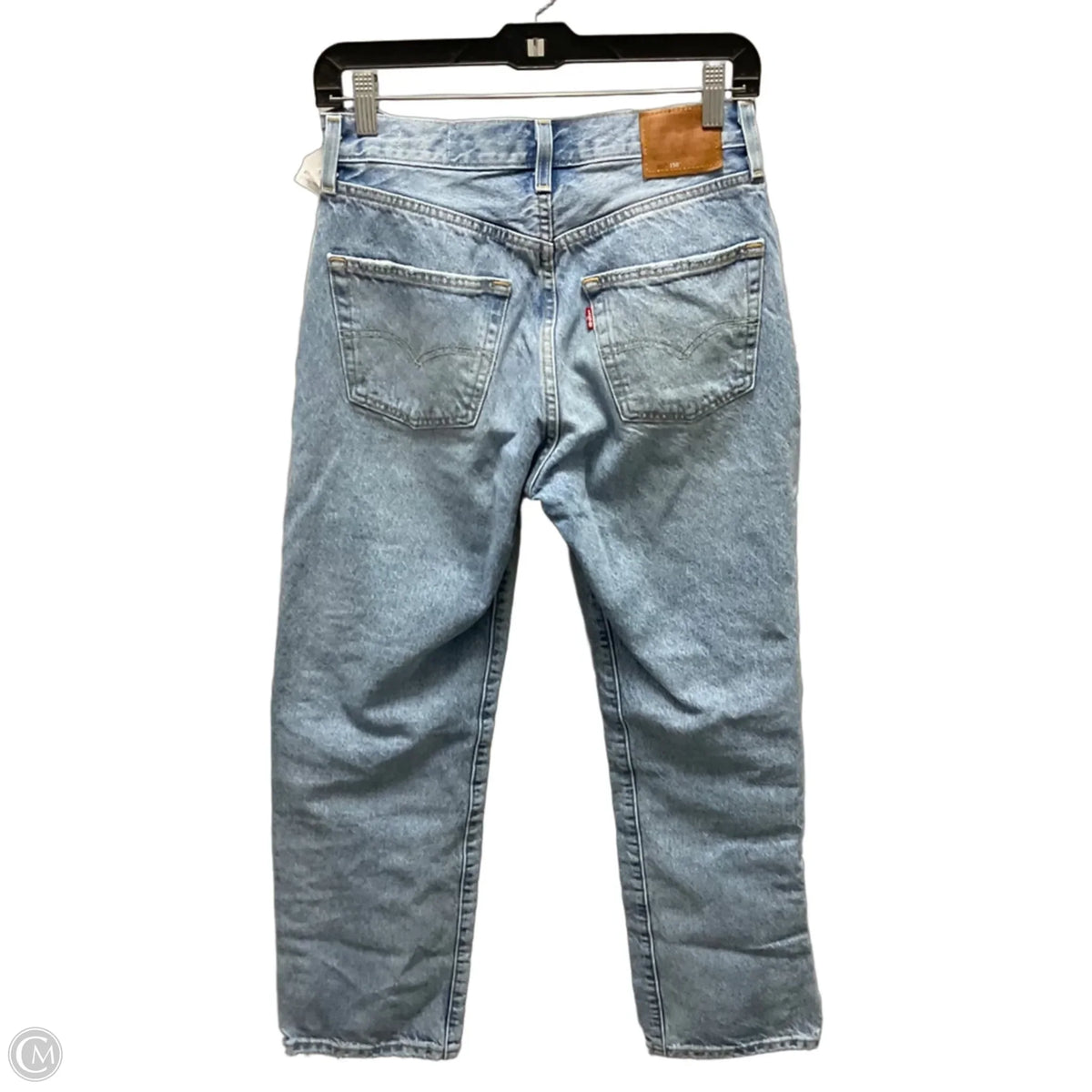 Jeans Straight By Levis In Blue Denim, Size: 2