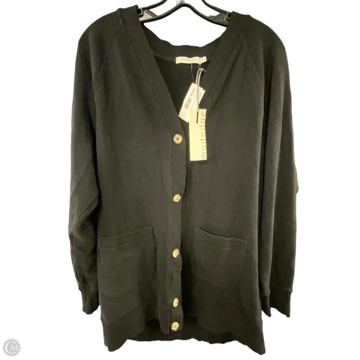 Cardigan By Mododoc In Black, Size: L