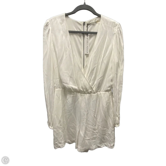 Dress Designer By Alice + Olivia In White, Size: L