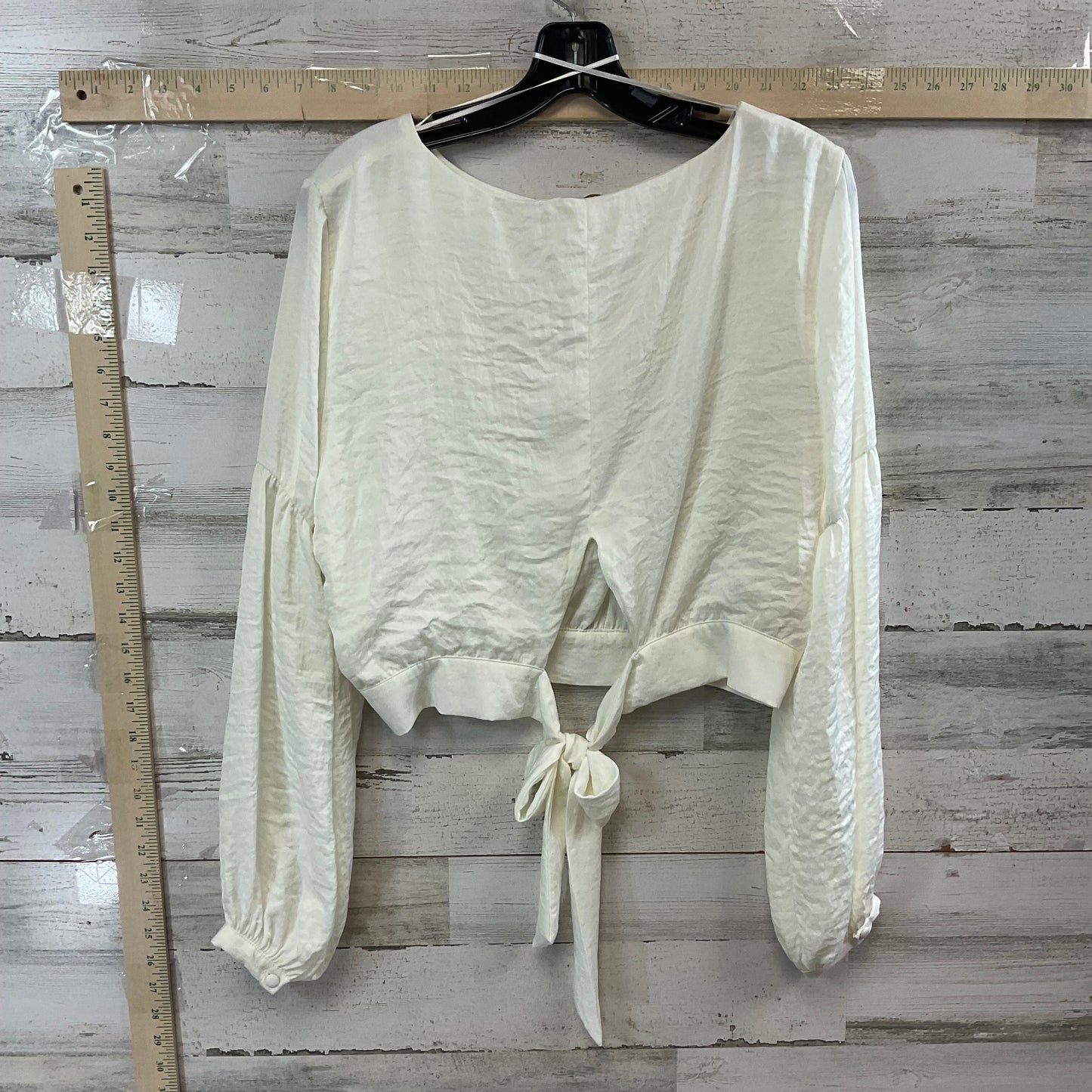 Cream Top Long Sleeve Chelsea And Violet, Size L