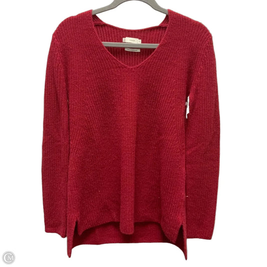 Sweater Cashmere By Vince In Red, Size: Xxs