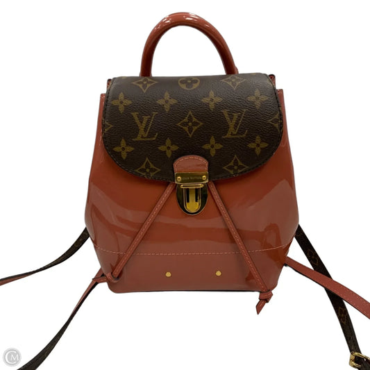 Backpack Luxury Designer By Louis Vuitton, Size: Medium