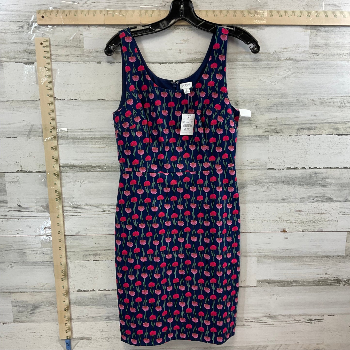 Blue & Red Dress Casual Short J. Crew, Size Xs