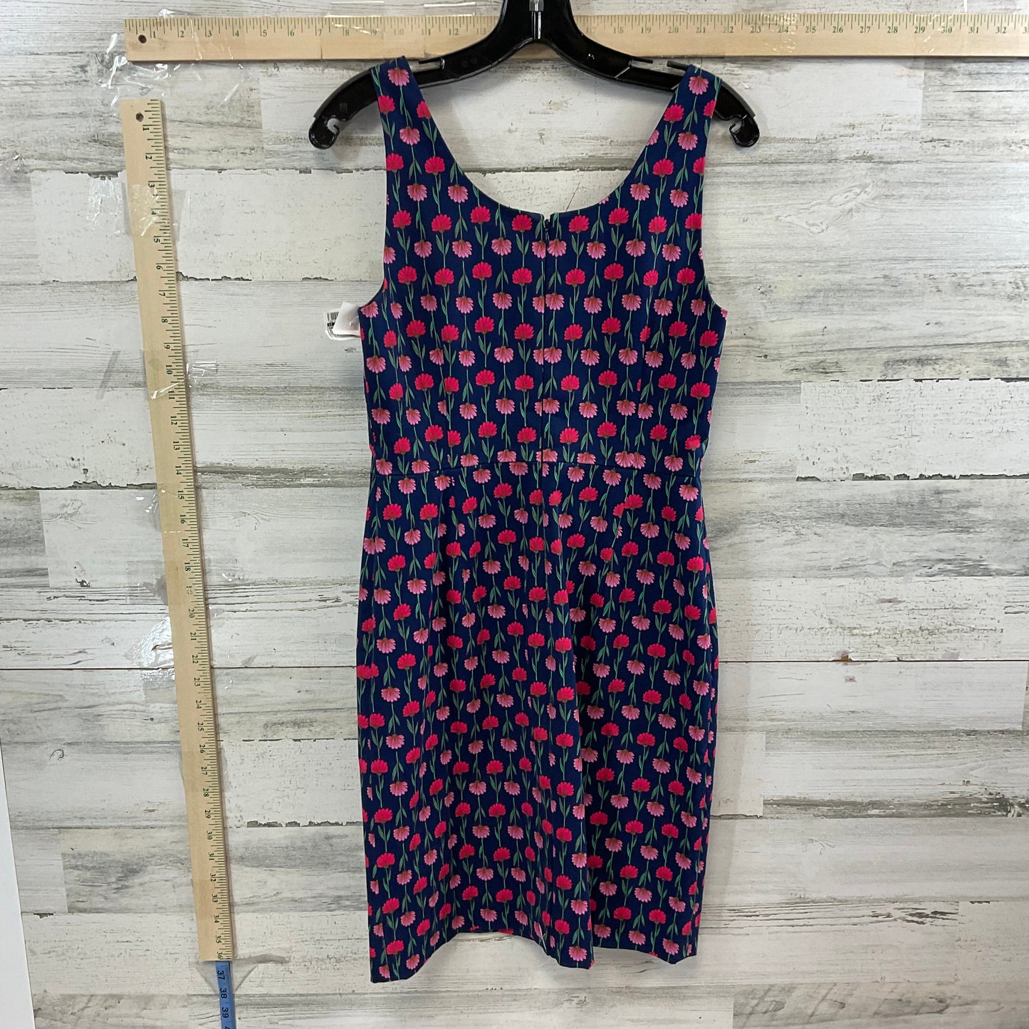 Blue & Red Dress Casual Short J. Crew, Size Xs