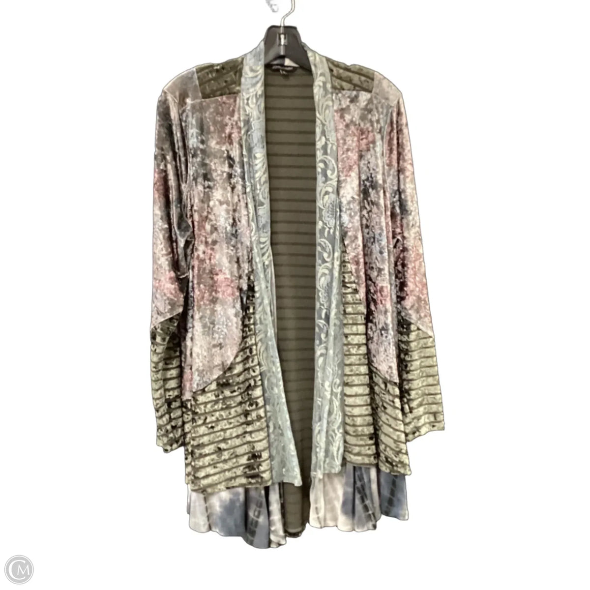 Cardigan By John Mark In Grey, Size: L