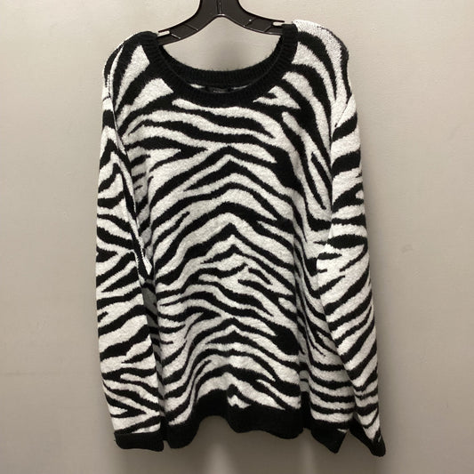 Sweater By Halogen In Animal Print, Size: 3x