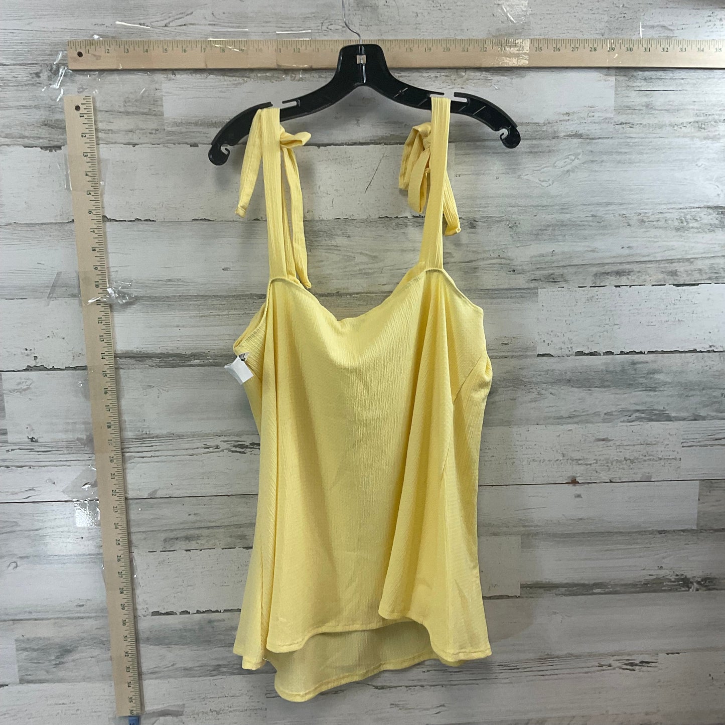 Yellow Top Sleeveless White Birch, Size 2x