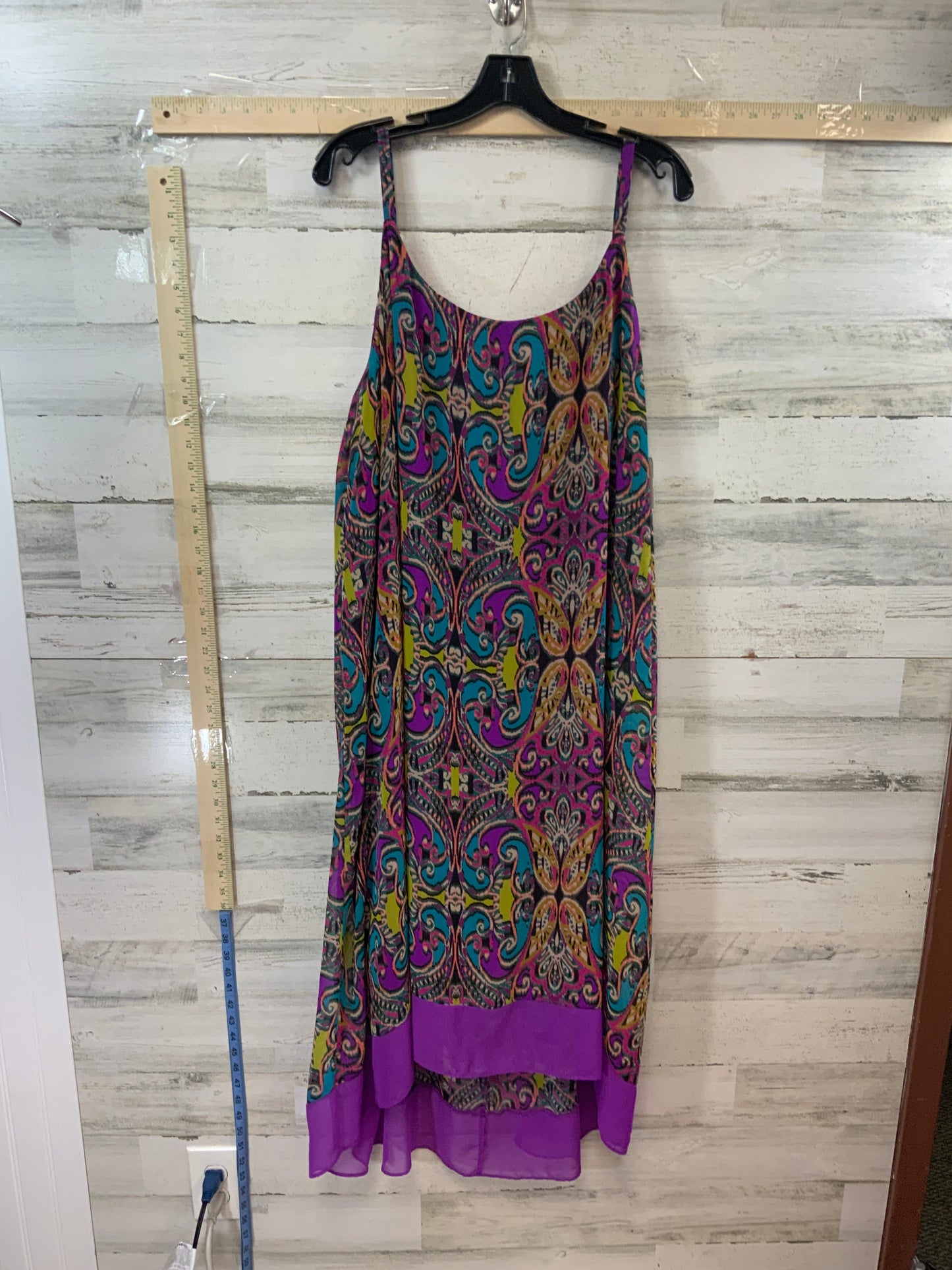 Purple Dress Casual Short Lane Bryant, Size 4x
