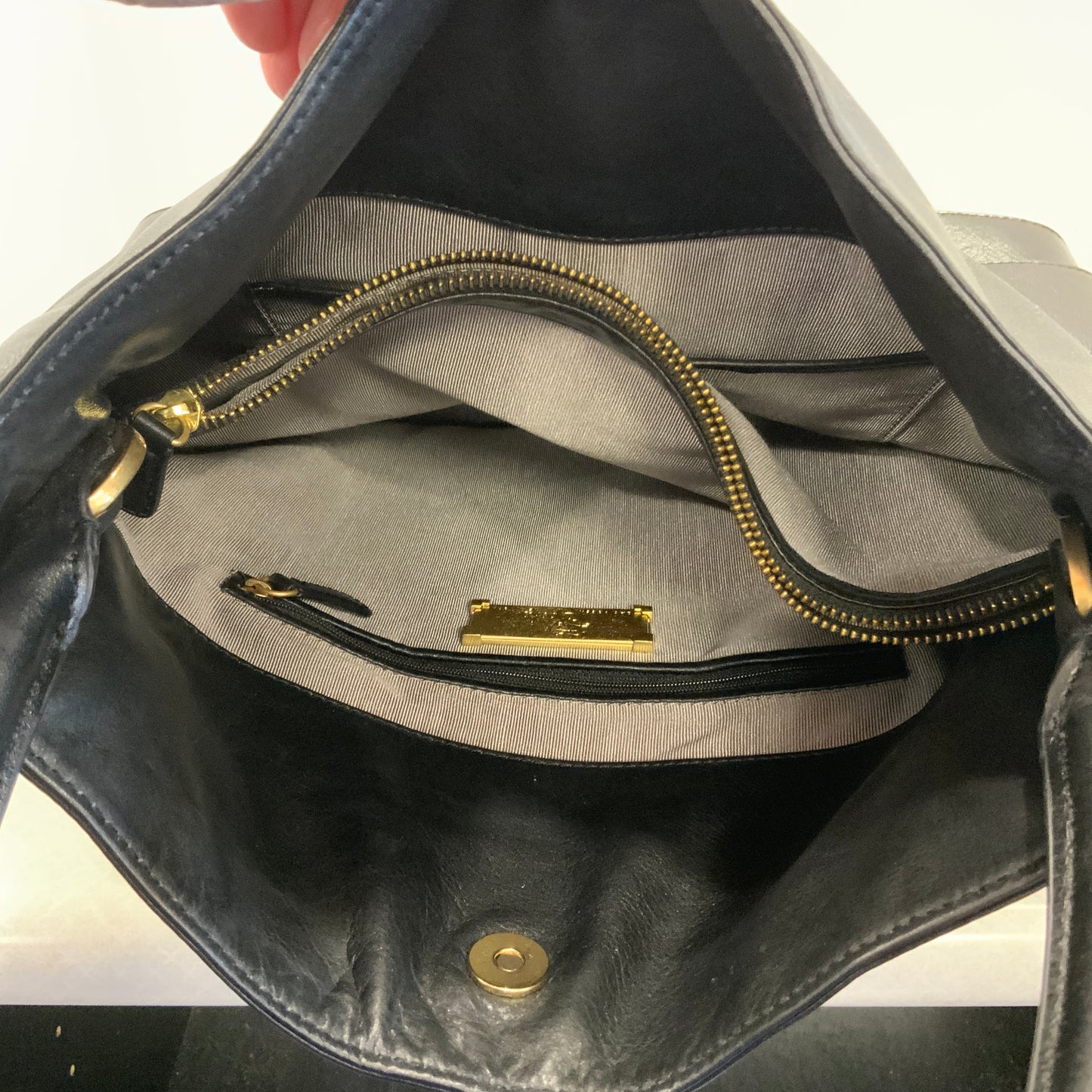 Handbag Leather By Zac By Zac Posen, Size: Large