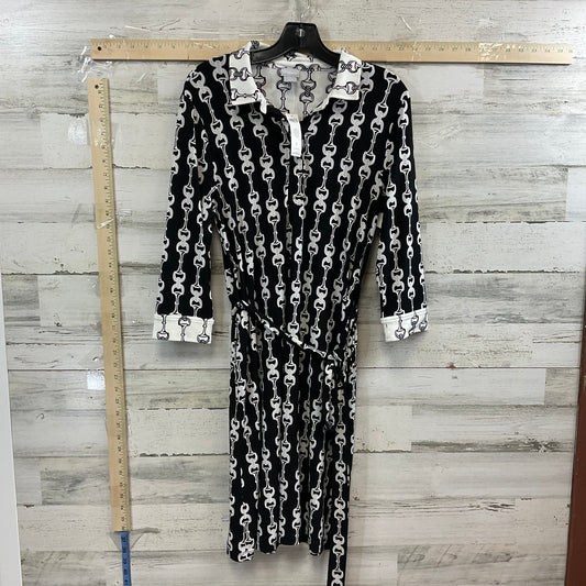 Black & White Dress Casual Short Chicos, Size S