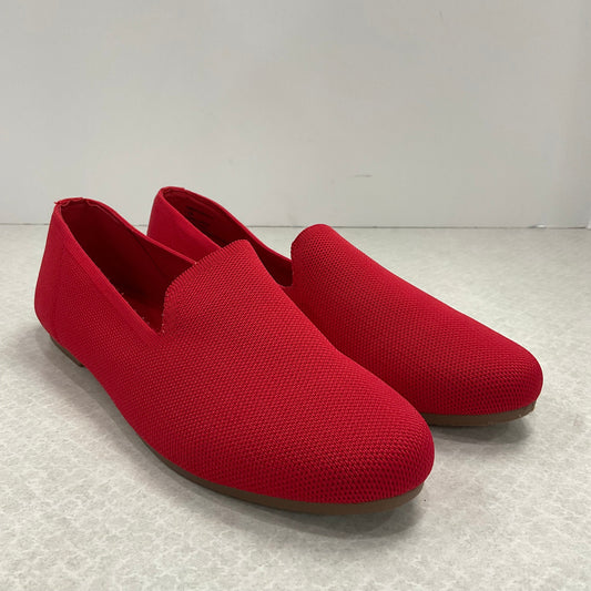 Red Shoes Flats Steve Madden, Size 7.5