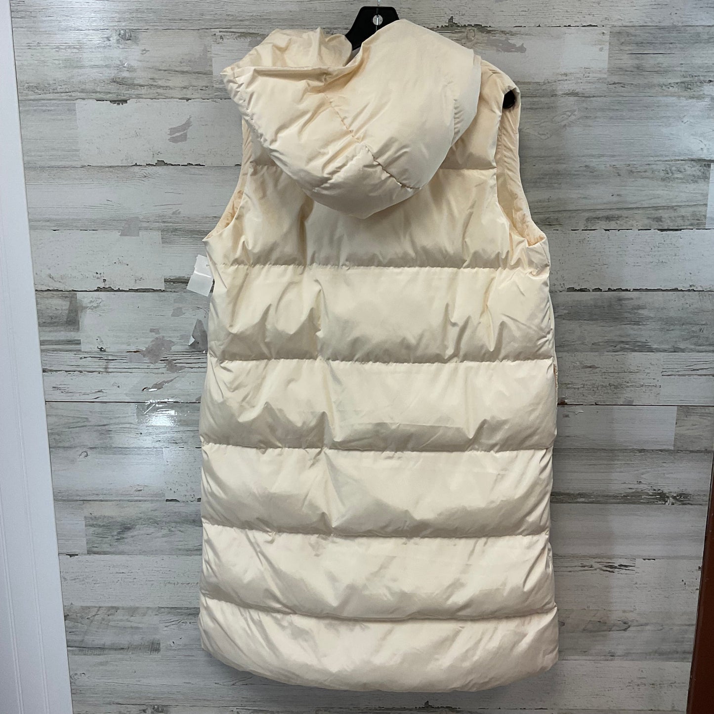 Vest Puffer & Quilted By Calia In Cream, Size: L