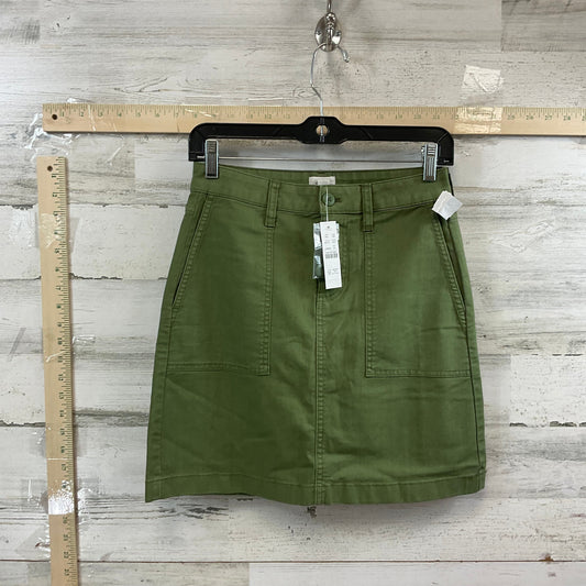 Green Skirt Mini & Short J. Crew, Size 00