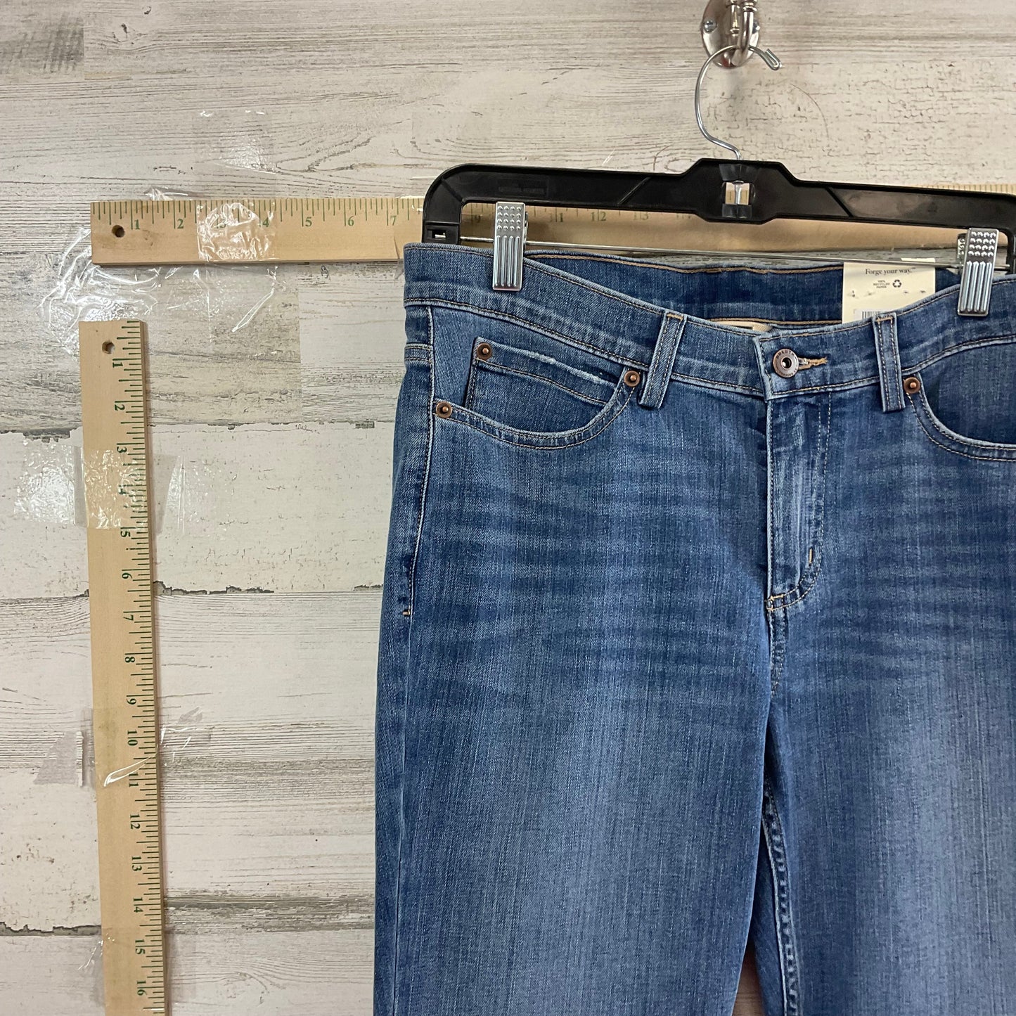 Blue Denim Jeans Straight Duluth Trading, Size 10