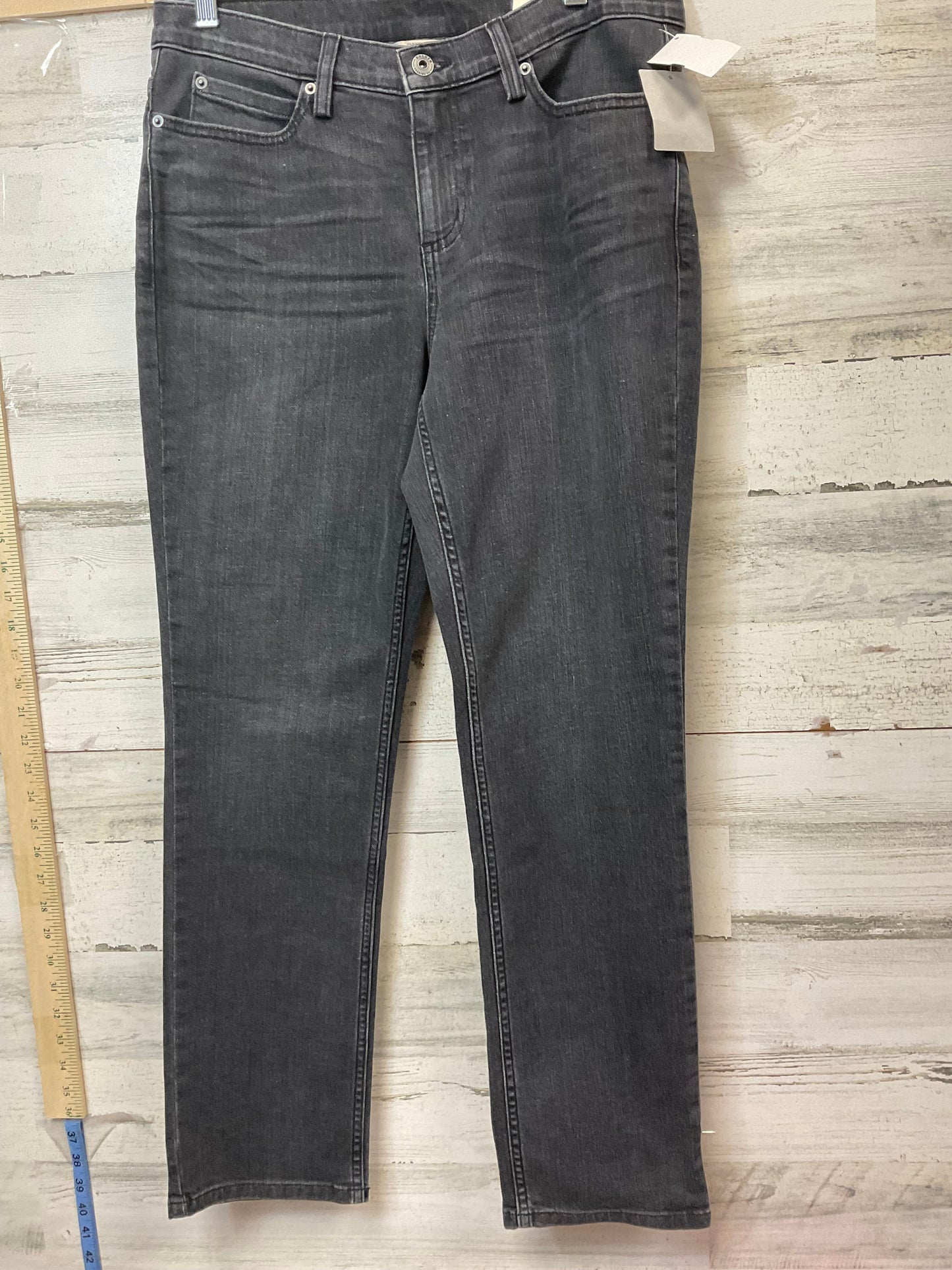 Jeans Straight By Duluth Trading In Black Denim, Size: 10