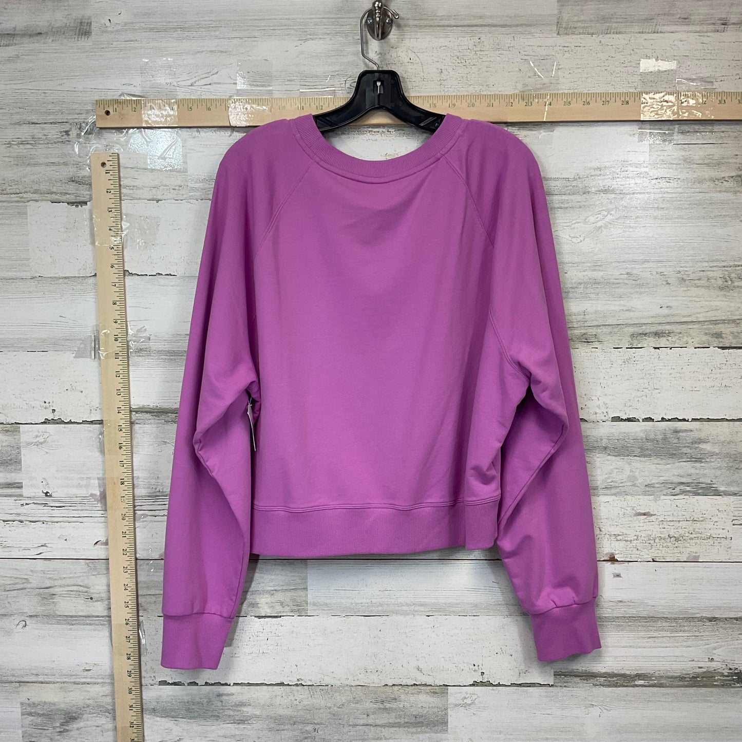 Athletic Top Long Sleeve Crewneck By All In Motion In Purple, Size: Xl