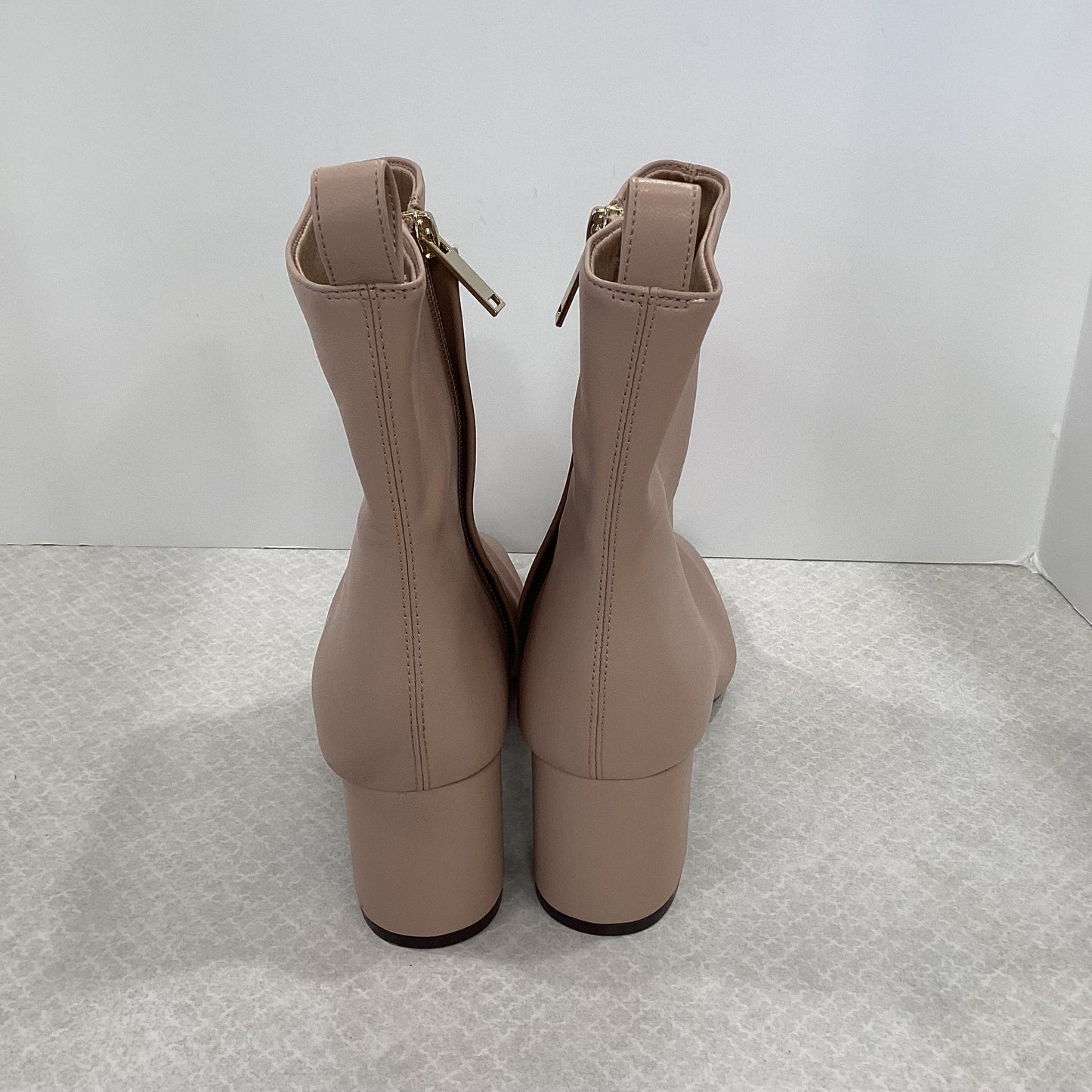 Boots Ankle Heels By H&m In Beige, Size: 9