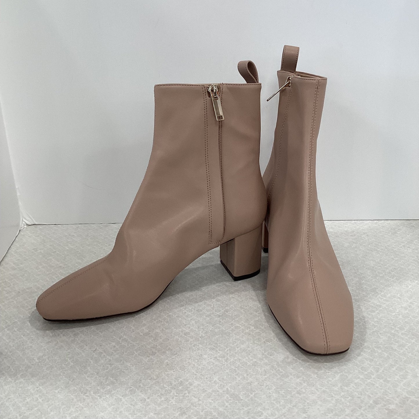 Boots Ankle Heels By H&m In Beige, Size: 9